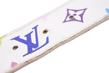 Load image into Gallery viewer, LouisVuitton ルイヴィトン ベルト サンチュール TRUNKS&amp;BAGS M9627 モノグラムマルチカラー ホワイト 90/36 良品 中古 51852