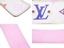Load image into Gallery viewer, LouisVuitton ルイヴィトン ベルト サンチュール TRUNKS&amp;BAGS M9627 モノグラムマルチカラー ホワイト 90/36 良品 中古 51852