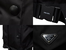 Load image into Gallery viewer, 未使用品 PRADA プラダ ジャケット レディース ブラック RENYLON サイズ36 291943 S211 1WQ8 シルバー金具 中古 51859