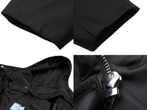 未使用品 PRADA プラダ ジャケット レディース ブラック RENYLON サイズ36 291943 S211 1WQ8 シルバー金具 中古 51859