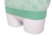 Load image into Gallery viewer, 極美品 GUCCI グッチ GGジャガード 半袖 ニット Ｔシャツ グリーン ロゴ 緑 総ロゴ トップス 629456 サイズS 中古 51864
