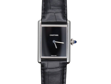 新品同様 Cartier カルティエ タンクマストLM WSTA0072 ブラック 文字盤 時計 中古 51879