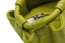 Load image into Gallery viewer, LOEWE ロエベ コインケース チャーム セット ミニ アナグラム レザー グリーン シルバー金具 美品 中古 51892