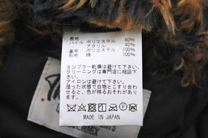 THE CUTRATE カットレイト ファージャケット ブラウン ブラック パイル ポリエステル アクリル サイズL 美品 中古 51904