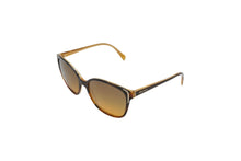 画像をギャラリービューアに読み込む, 極美品 PRADA プラダ サングラス 55□17 140 SPR010 F00A8 ブラウン イエロー ゴールド金具 中古 51927
