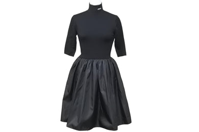 PRADA プラダ Re-Nylon ギャバジン ワンピース P3E32_1YZ8_F0806_S_211 ブラック サイズ38 美品 中古 51936