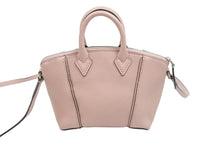 Load image into Gallery viewer, LouisVuitton ルイヴィトン パルナセア ナノロックイット 2WAYバッグ M61256 レザー マグノリア シルバー 美品 中古 51961