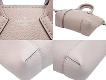 Load image into Gallery viewer, LouisVuitton ルイヴィトン パルナセア ナノロックイット 2WAYバッグ M61256 レザー マグノリア シルバー 美品 中古 51961