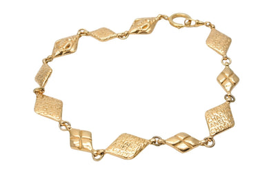 CHANEL シャネル ネックレス・チョーカー マドモアゼル ココシャネル刻印 ひし形 GP ゴールド 77ｇ 美品 中古 51964