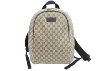 Load image into Gallery viewer, GUCCI グッチ リュック デイパック GGキャンバス 449906 ベージュ ブラウン シルバー金具 美品 中古 51975
