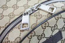 Load image into Gallery viewer, GUCCI グッチ リュック デイパック GGキャンバス 449906 ベージュ ブラウン シルバー金具 美品 中古 51975