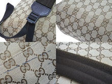 Load image into Gallery viewer, GUCCI グッチ リュック デイパック GGキャンバス 449906 ベージュ ブラウン シルバー金具 美品 中古 51975