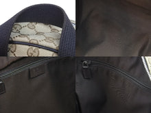 Load image into Gallery viewer, GUCCI グッチ リュック デイパック GGキャンバス 449906 ベージュ ブラウン シルバー金具 美品 中古 51975