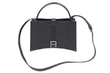 Load image into Gallery viewer, 極美品 BALENCIAGA バレンシアガ ハンドバッグ アワーグラス 619669 ブラック シルバー金具 中古 51977
