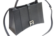 Load image into Gallery viewer, 極美品 BALENCIAGA バレンシアガ ハンドバッグ アワーグラス 619669 ブラック シルバー金具 中古 51977