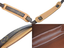 Load image into Gallery viewer, LOUIS VUITTON ルイヴィトン ダヌーブ ショルダーバッグ M45266 PVCコーティングキャンバス ブラウン ゴールド 美品 中古 51992