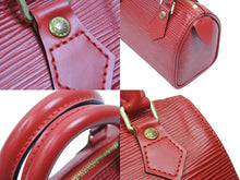 Load image into Gallery viewer, オーダー品 極美品 LOUIS VUITTON ルイヴィトン ハンドバッグ ミニスピーディ エピ レッド ゴールド金具 中古 52004