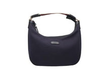 Load image into Gallery viewer, GUCCI グッチ ワンショルダーバッグ A9235658 レザー キャンバス ネイビー ホワイト レッド ゴールド金具 美品 中古 52006