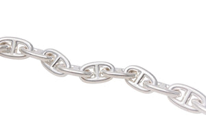 極美品 HERMES エルメス シェーヌダンクル ネックレス アクセサリー ジュエリー 36コマ silver925 中古52008