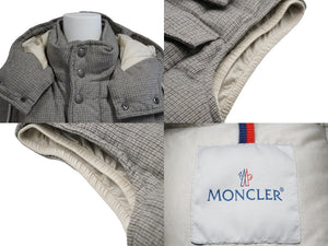 MONCLER モンクレール ダウンベスト フード付け NORME AFNOR G32