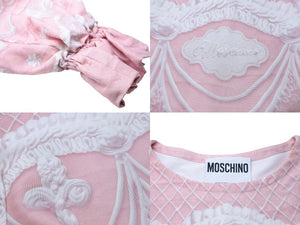 MOSCHINO モスキーノ ワンピース レディース 202D A04635452 ピンク レーヨン サイズ36 美品 中古 52014