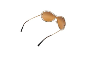 CHANEL シャネル ココマーク サングラス アイウェア メガネ 4030 イタリア製 GP ゴールド サイズ138/60 美品 中古 52016