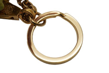 Load image into Gallery viewer, LOEWE ロエベ チャーム アクセサリー 小物 アナグラム ナッパレザー グリーン ゴールド金具 美品 中古 52019