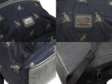 Load image into Gallery viewer, [USED/中古]DOLCE&amp;GABBANA ドルチェアンドガッバーナ リュック・デイパック ネイビー ナイロン レザー シルバー金具 Bランク 中古 52036