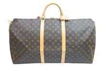 Load image into Gallery viewer, LOUIS VUITTON ルイ・ヴィトン ボストンバッグ キーポル60 M41412 ブラウン PVC レザー ゴールド金具 美品 中古 52038