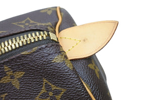 LOUIS VUITTON ルイ・ヴィトン ボストンバッグ キーポル60 M41412 ブラウン PVC レザー ゴールド金具 美品 中古 52038