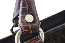 Load image into Gallery viewer, CELINE セリーヌ ハンドバッグ ブギーバッグ WC-ST-0077 ブラウン スエード レザー ゴールド金具 良品 中古 52043