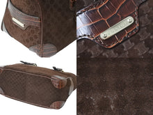 Load image into Gallery viewer, CELINE セリーヌ ハンドバッグ ブギーバッグ WC-ST-0077 ブラウン スエード レザー ゴールド金具 良品 中古 52043