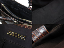 Load image into Gallery viewer, CELINE セリーヌ ハンドバッグ ブギーバッグ WC-ST-0077 ブラウン スエード レザー ゴールド金具 良品 中古 52043