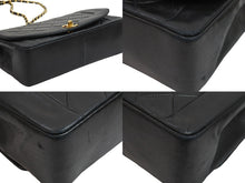 Load image into Gallery viewer, CHANEL シャネル ショルダーバッグ ラムスキン シングルフラップ シングルチェーンバッグ ダイアナ ゴールド金具 美品 中古 52046