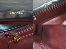 Load image into Gallery viewer, CHANEL シャネル ショルダーバッグ ラムスキン シングルフラップ シングルチェーンバッグ ダイアナ ゴールド金具 美品 中古 52046