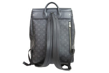 Load image into Gallery viewer, LOUIS VUITTON ルイ ヴィトン リュック スティーマーバックパック M44052 モノグラムエクリプスキャンバス ブラック 美品 中古52047