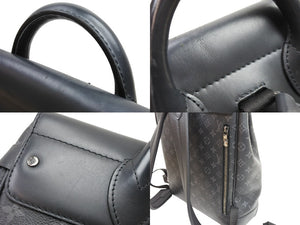 LOUIS VUITTON ルイ ヴィトン リュック スティーマーバックパック M44052 モノグラムエクリプスキャンバス ブラック 美品 中古52047