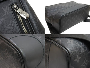 LOUIS VUITTON ルイ ヴィトン リュック スティーマーバックパック M44052 モノグラムエクリプスキャンバス ブラック 美品 中古52047