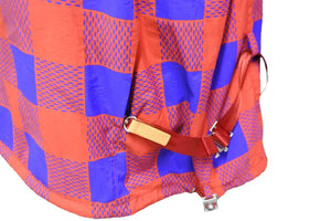 ルイヴィトン 12SS Maasai Check P/O Nylon Jacket RM121 H1BS66PMT マサイチェックナイロンジャケット サイズ54 中古 52050