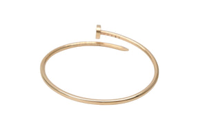 カルティエ Cartier ブレスレット レディース ブランド 750PG ジュストアンクル スモール イエローゴールド #15 美品 中古 52059