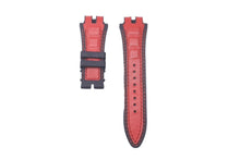 画像をギャラリービューアに読み込む, ROGER DUBUIS ロジェデュブイ 腕時計 ストラップ 27MM EX45S-EX47S/STD ラバー レザー ブラック レッド 37MM 美品 中古 52130