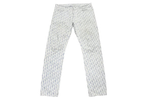 DIOR ディオール オブリーク 21SS デニムパンツ 総柄 サイズ34 013D001BY989 ブルー 良品 中古 52145