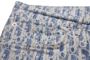 DIOR ディオール オブリーク 21SS デニムパンツ 総柄 サイズ34 013D001BY989 ブルー 良品 中古 52145