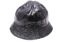 Load image into Gallery viewer, 極美品 CHANEL シャネル バケットハット エナメル パテント ブラック プレートロゴ サイズ59 中古 52161