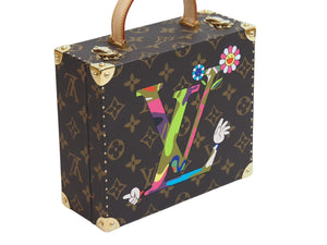 世界200個限定 新品 LOUIS VUITTON ルイヴィトン×村上隆 ミニトランク ジュエリーボックス キャラクテール モノグラム 52169