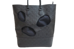 未使用 LOUIS VUITTON × COMME des GARCONS ルイヴィトン × コムデギャルソン 川久保玲 ウィズホールズ M58661 ブラック 52172