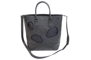 未使用 LOUIS VUITTON × COMME des GARCONS ルイヴィトン × コムデギャルソン 川久保玲 ウィズホールズ N45887 ブラック52173