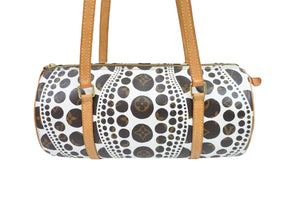 LOUIS VUITTON ルイ・ヴィトン ハンドバッグ パピヨン30 GM 草間彌生 パンプキンドット M40687 ゴールド金具 美品 中古 52213
