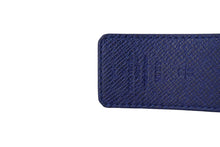 Load image into Gallery viewer, 極美品 LOUIS VUITTON ルイヴィトン ベルト M0159 サンチュール ブルー タイガレザー サイズ90/36 中古 52241