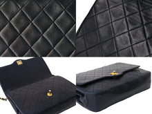 Load image into Gallery viewer, CHANEL シャネル マトラッセ ショルダーバッグ ネイビー 0番台 チェーン ラムスキン 中古 52248